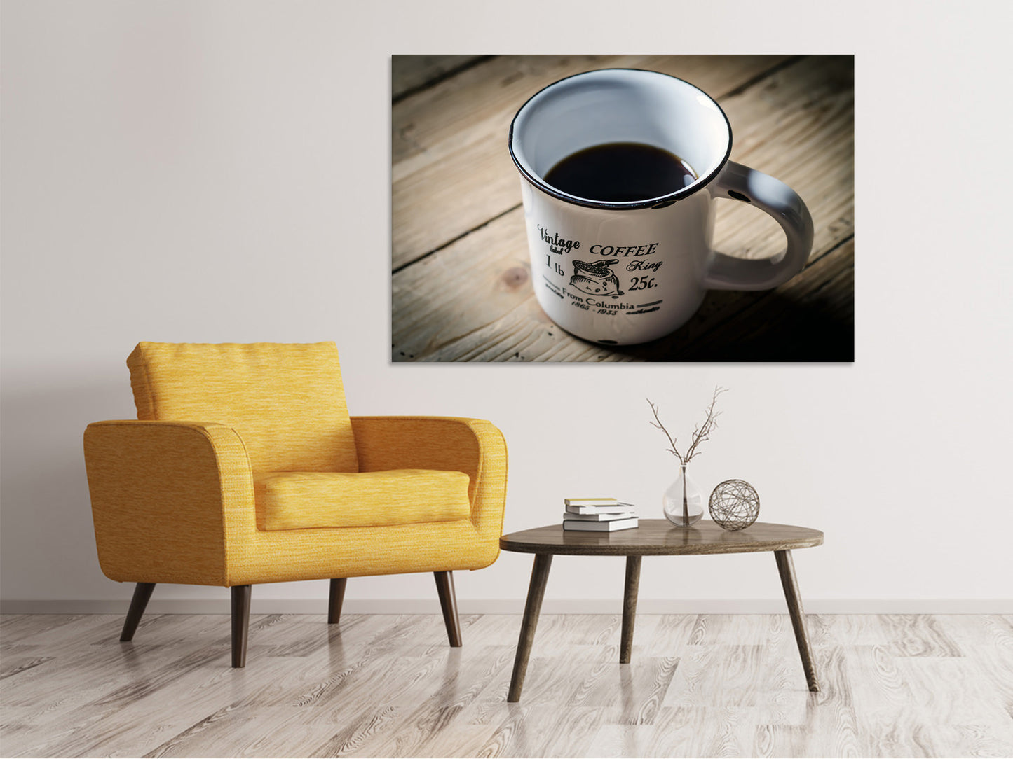 Leinwandbild Kaffee King
