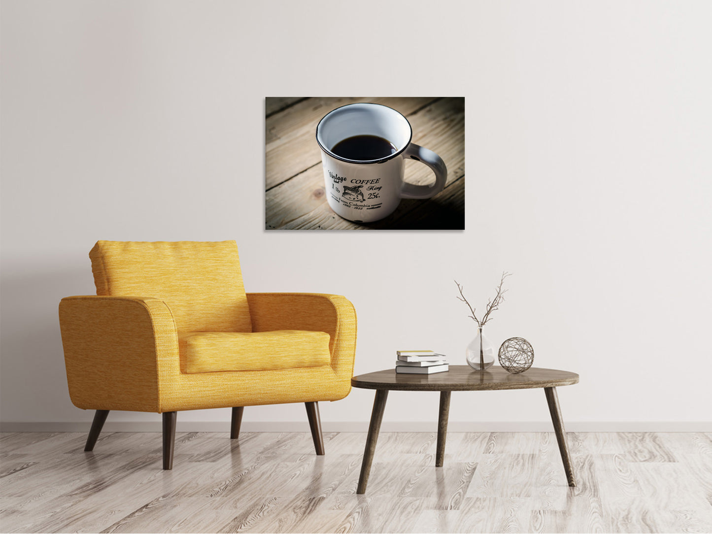 Leinwandbild Kaffee King