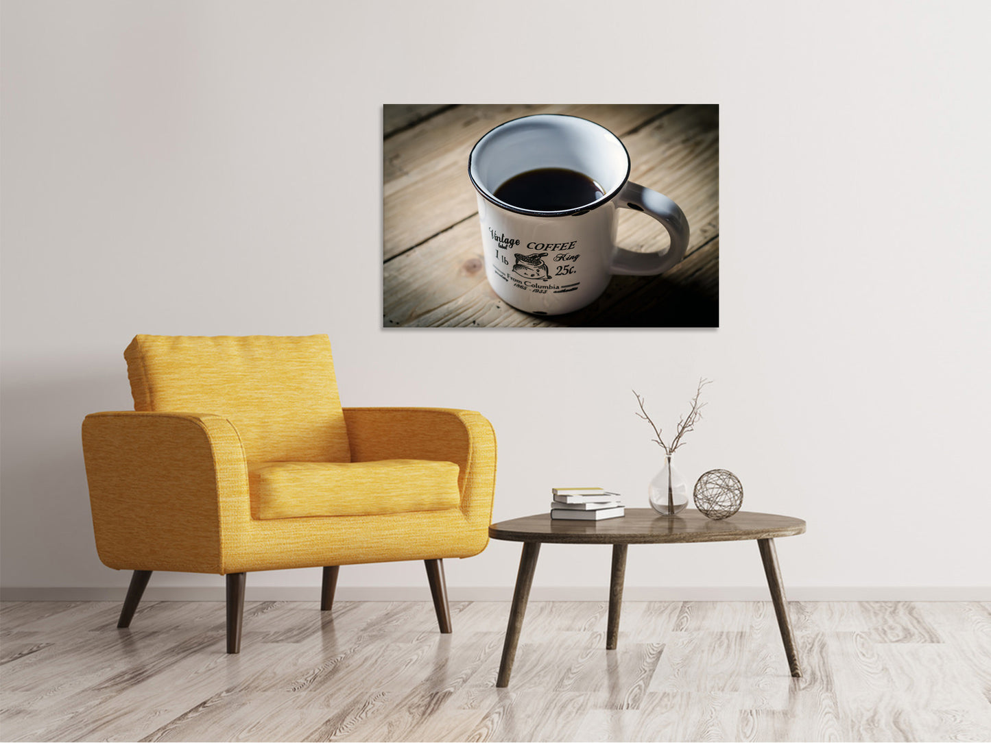 Leinwandbild Kaffee King
