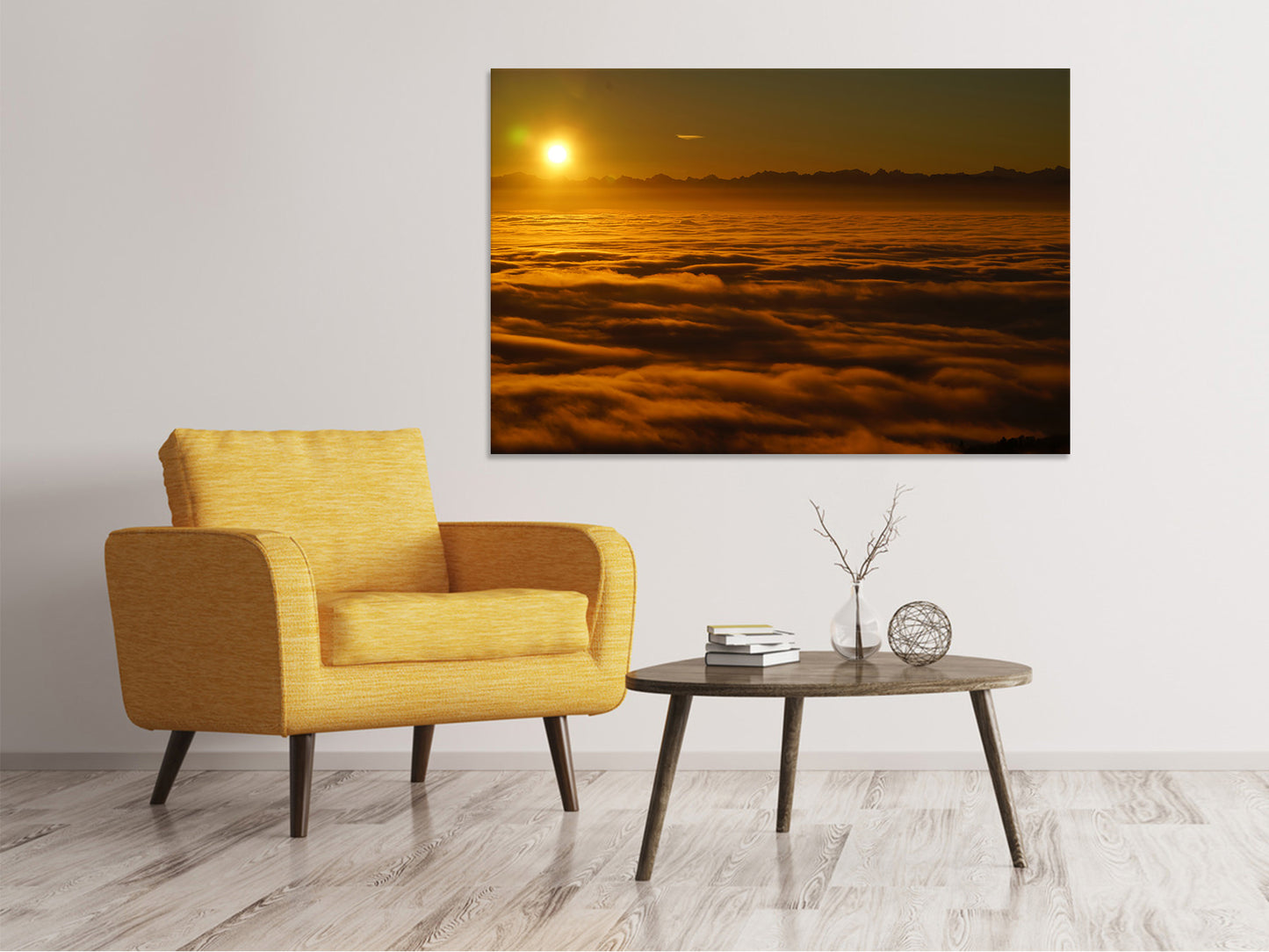 Leinwandbild Sonnenaufgang in der Natur