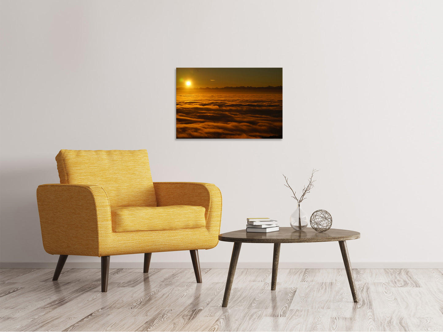 Leinwandbild Sonnenaufgang in der Natur