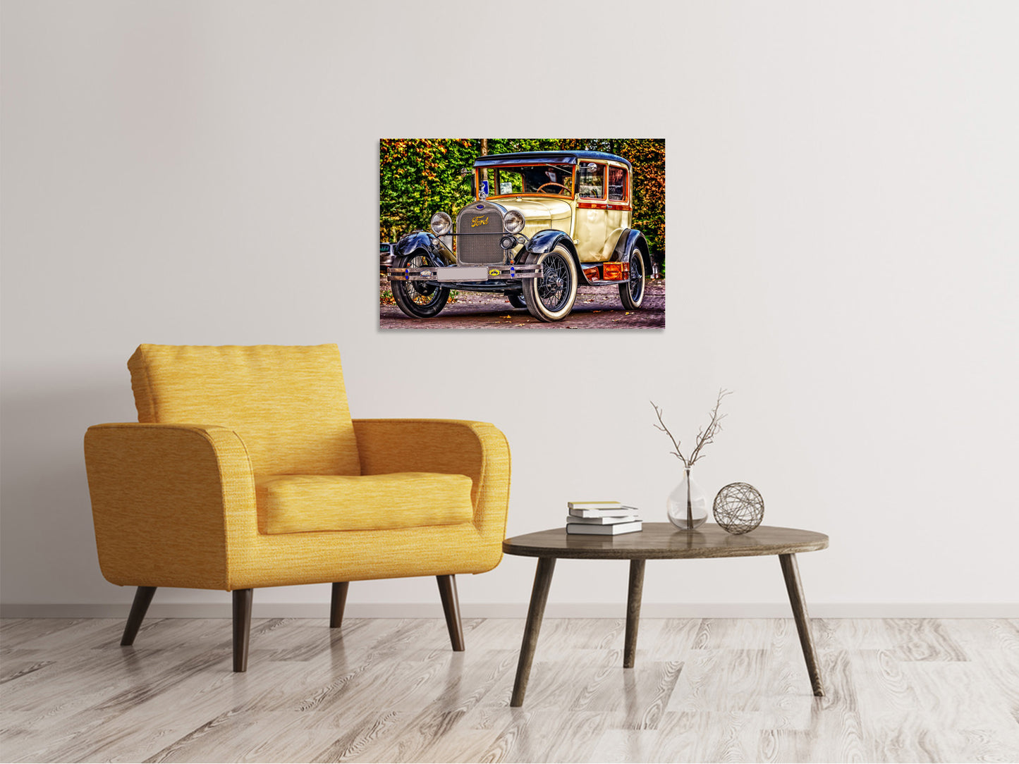 Leinwandbild Gepflegter Oldtimer