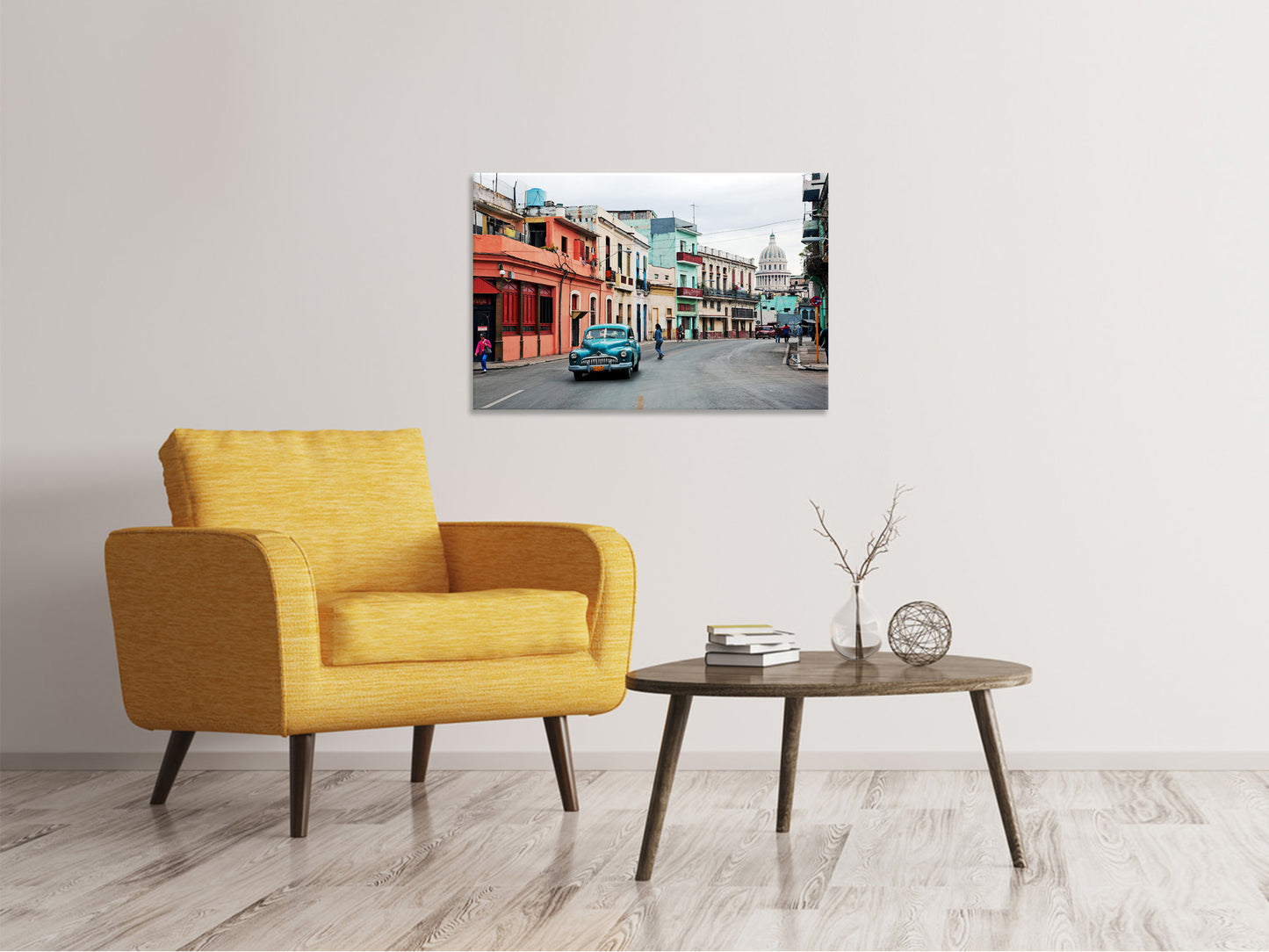 Leinwandbild Oldtimer Kuba