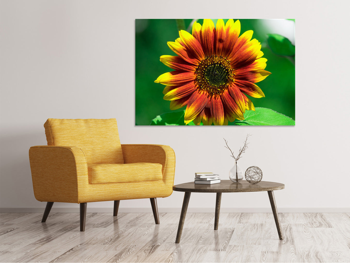 Leinwandbild Farbenprächtige Sonnenblume