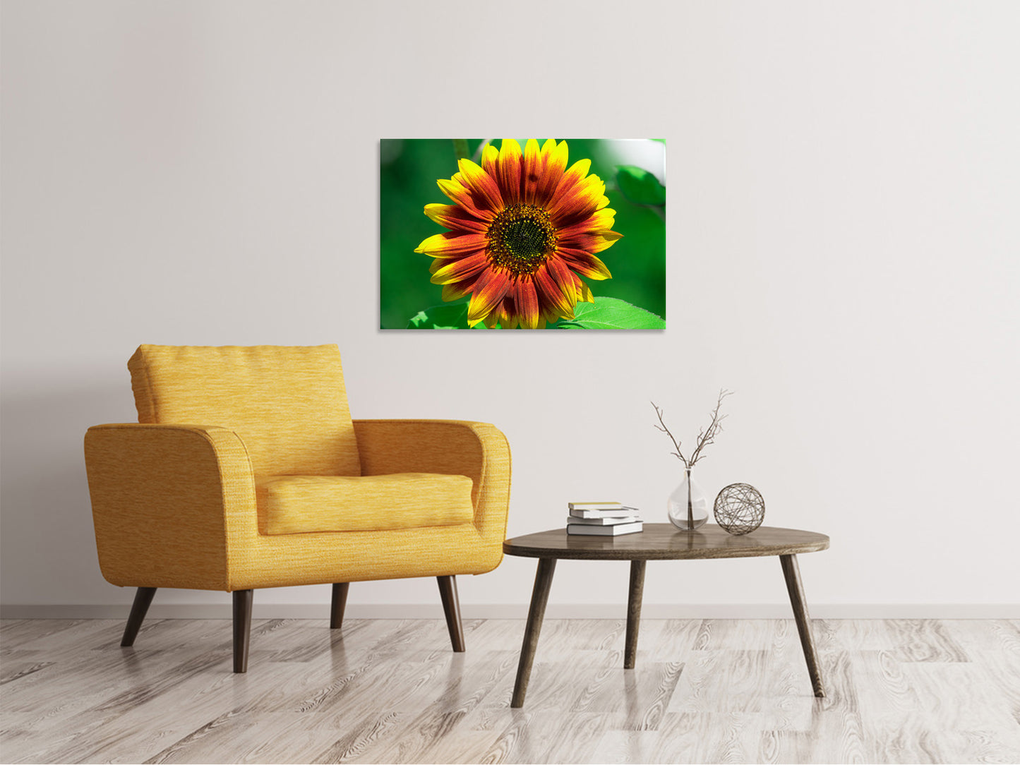 Leinwandbild Farbenprächtige Sonnenblume