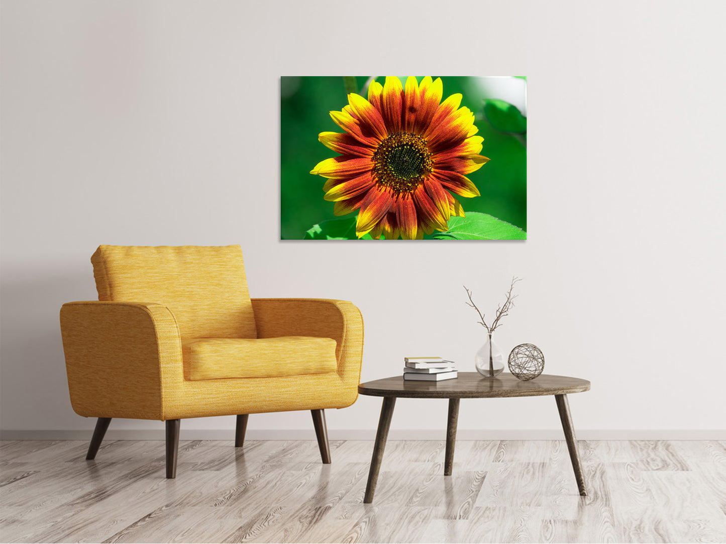 Leinwandbild Farbenprächtige Sonnenblume