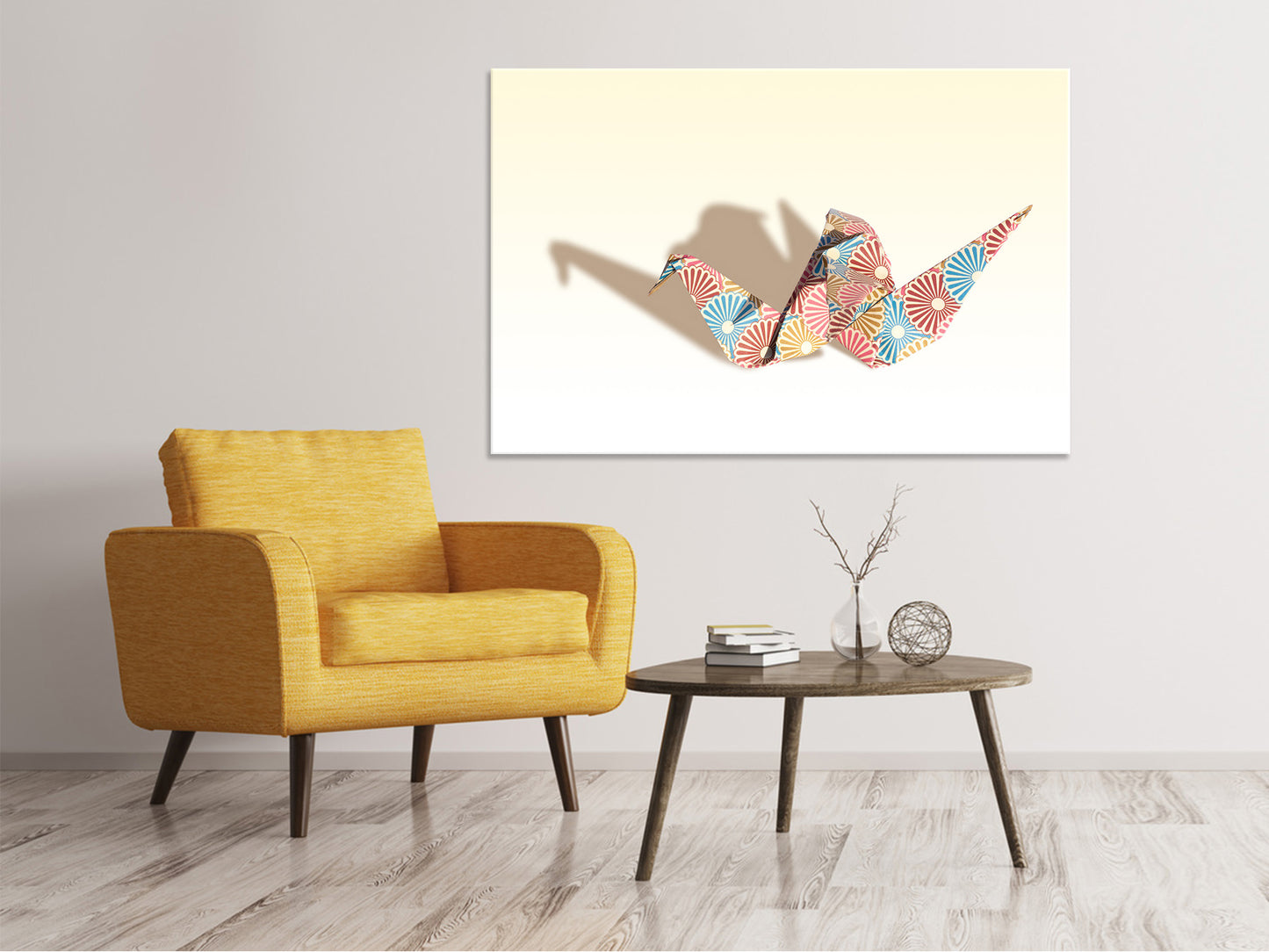 Leinwandbild Buntes Origami