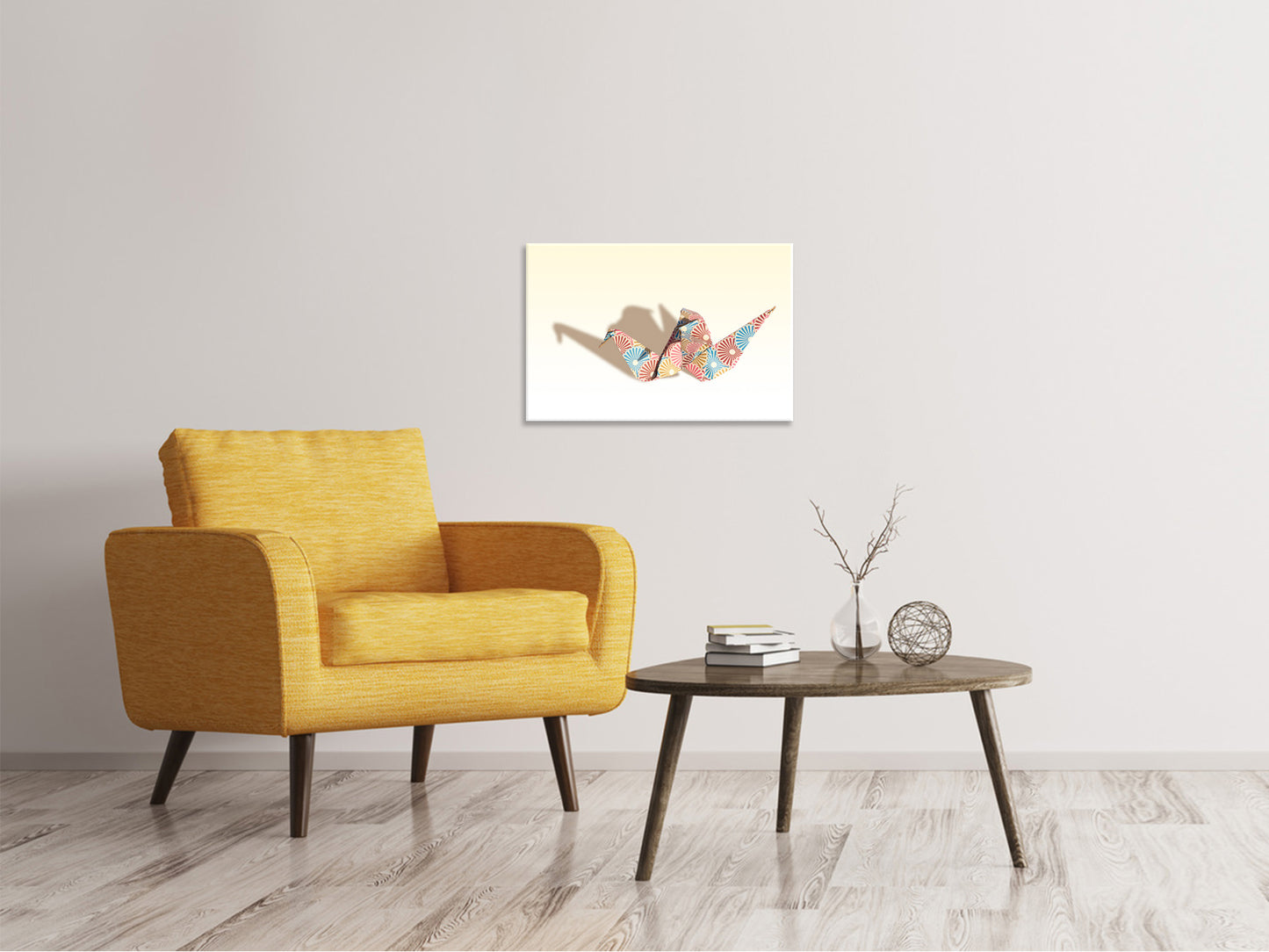 Leinwandbild Buntes Origami