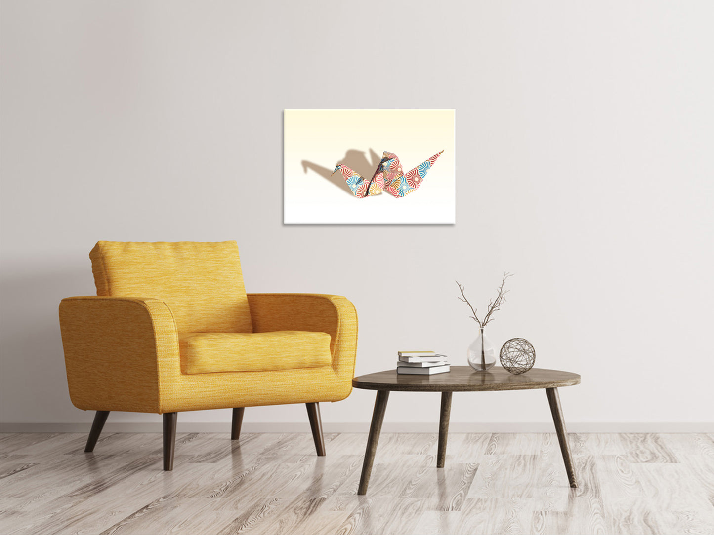 Leinwandbild Buntes Origami
