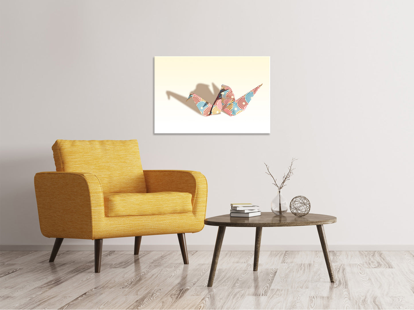 Leinwandbild Buntes Origami