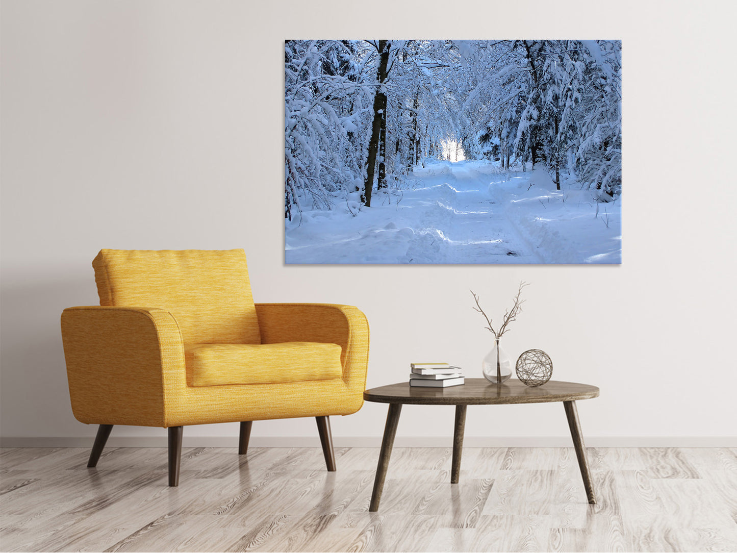 Leinwandbild Endlich Winter