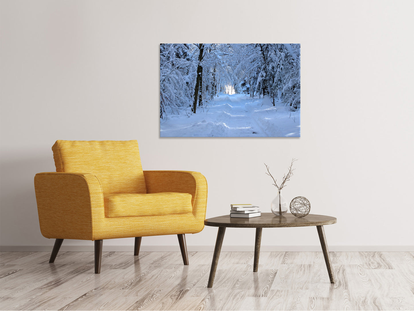 Leinwandbild Endlich Winter