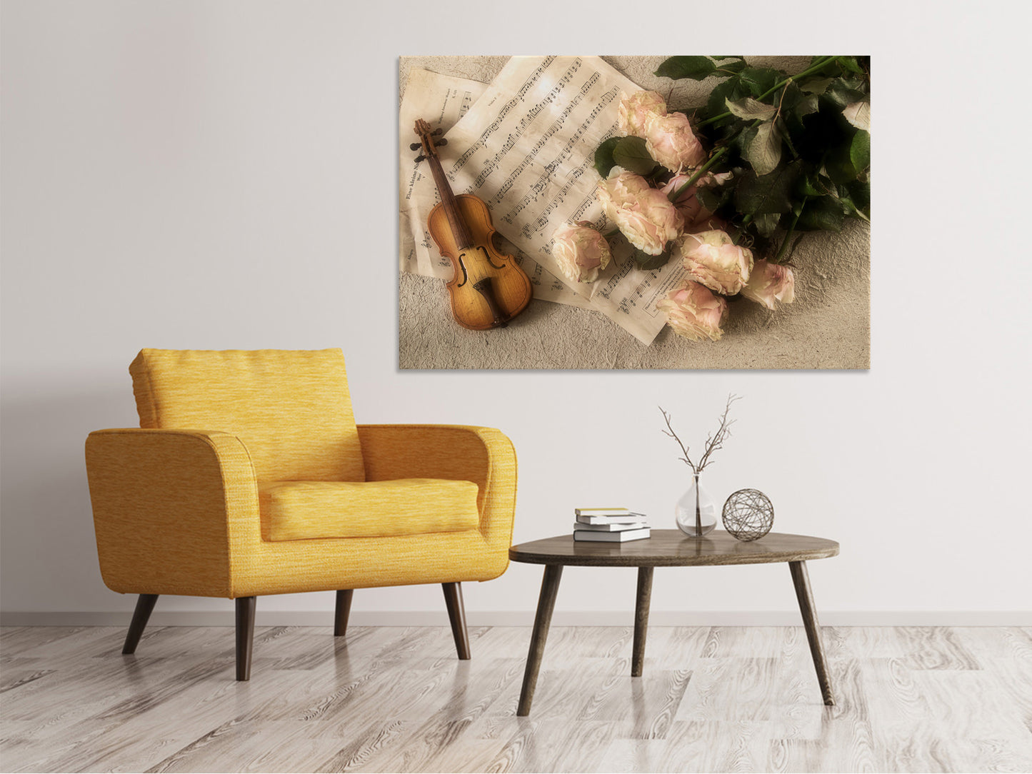 Leinwandbild Die Violine