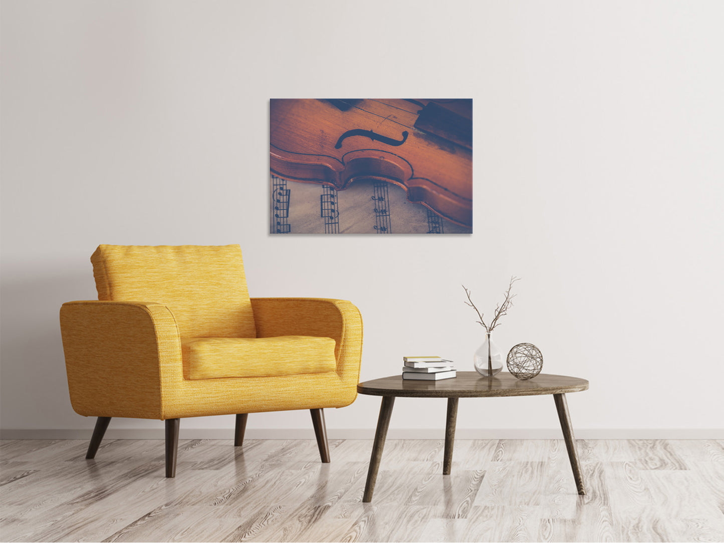 Leinwandbild Alte Violine
