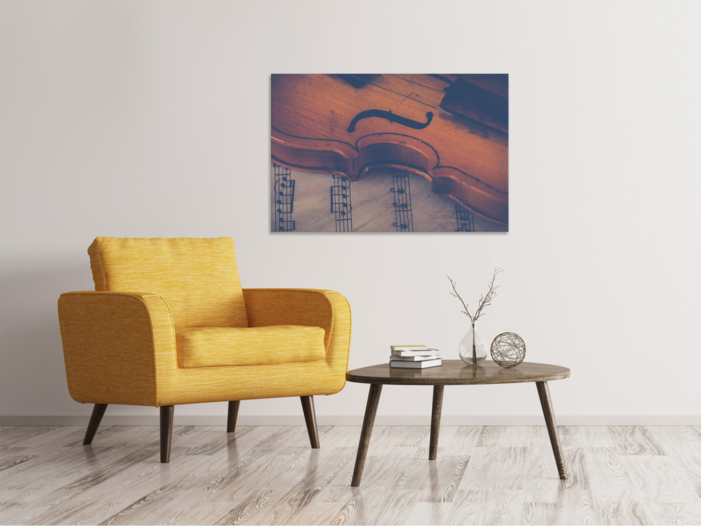Leinwandbild Alte Violine