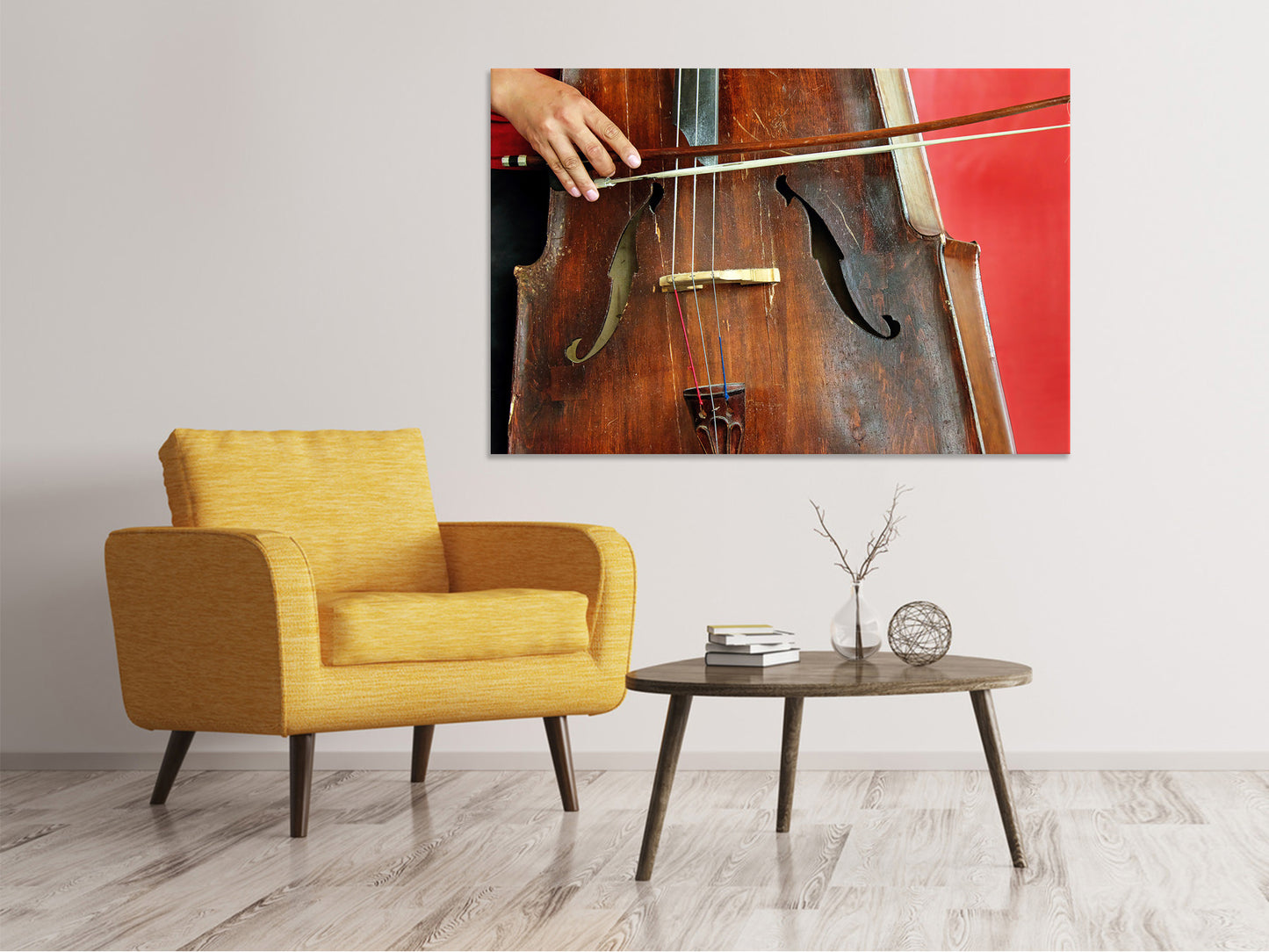 Leinwandbild Das Cello