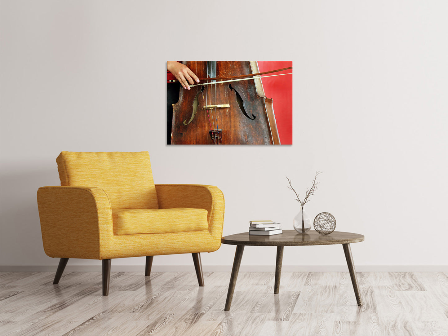 Leinwandbild Das Cello