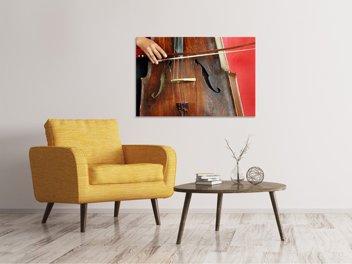Leinwandbild Das Cello