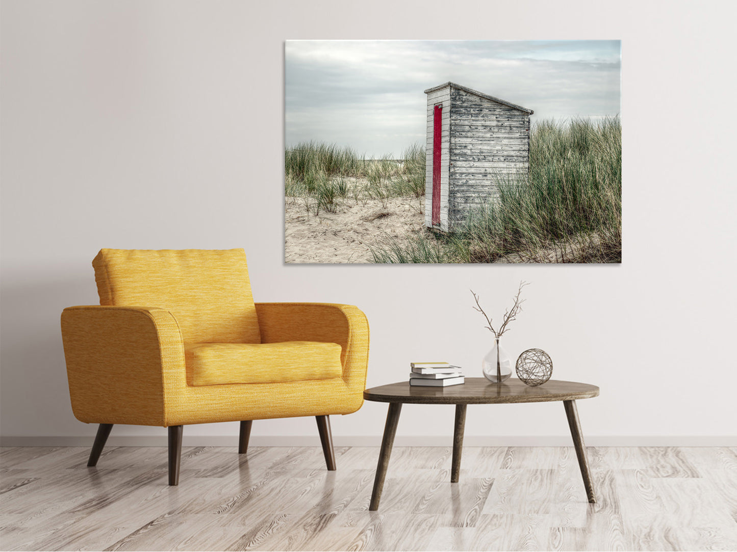 Leinwandbild Das kleine Strandhaus
