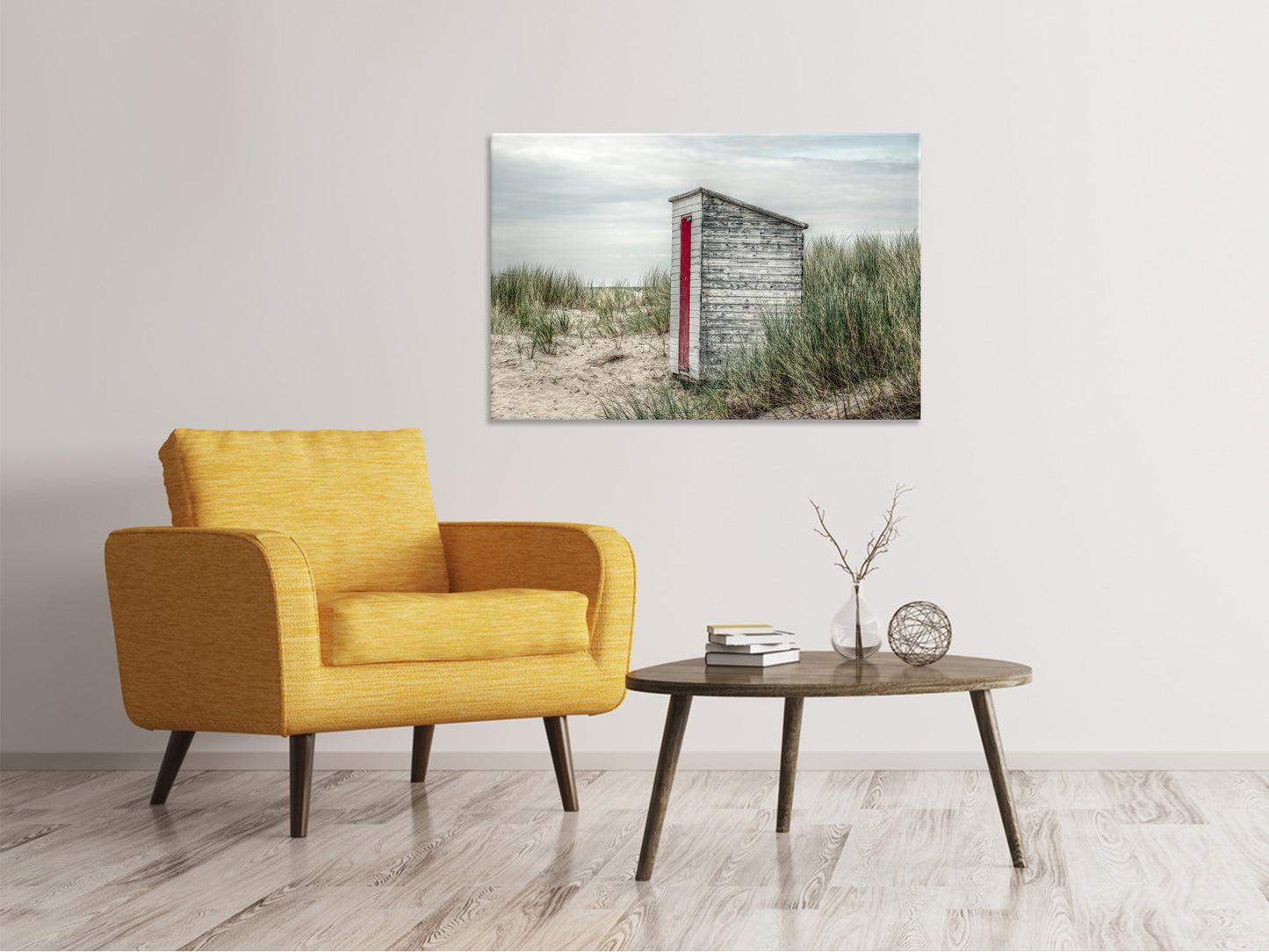 Leinwandbild Das kleine Strandhaus