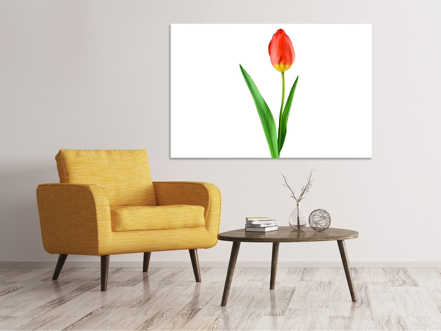 Leinwandbild Die stolze Tulpe