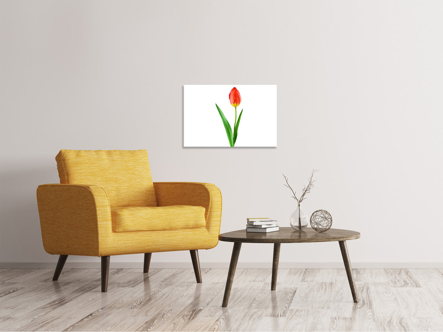 Leinwandbild Die stolze Tulpe