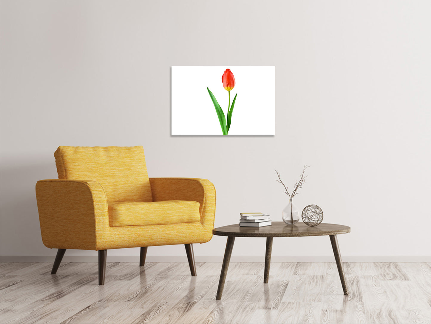 Leinwandbild Die stolze Tulpe