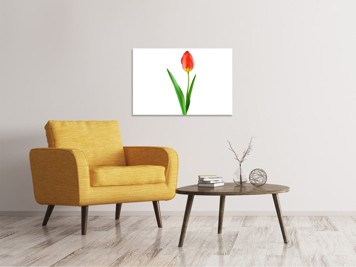 Leinwandbild Die stolze Tulpe