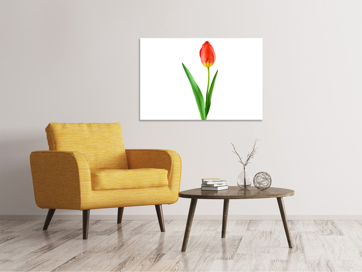 Leinwandbild Die stolze Tulpe