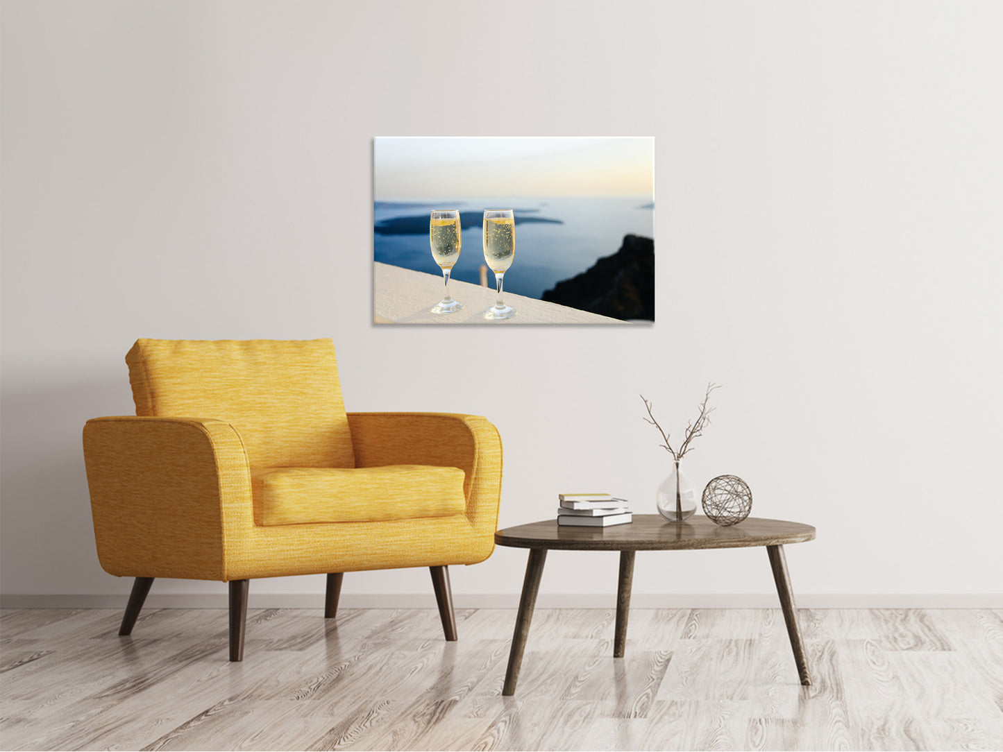 Leinwandbild Wir lieben Champagner
