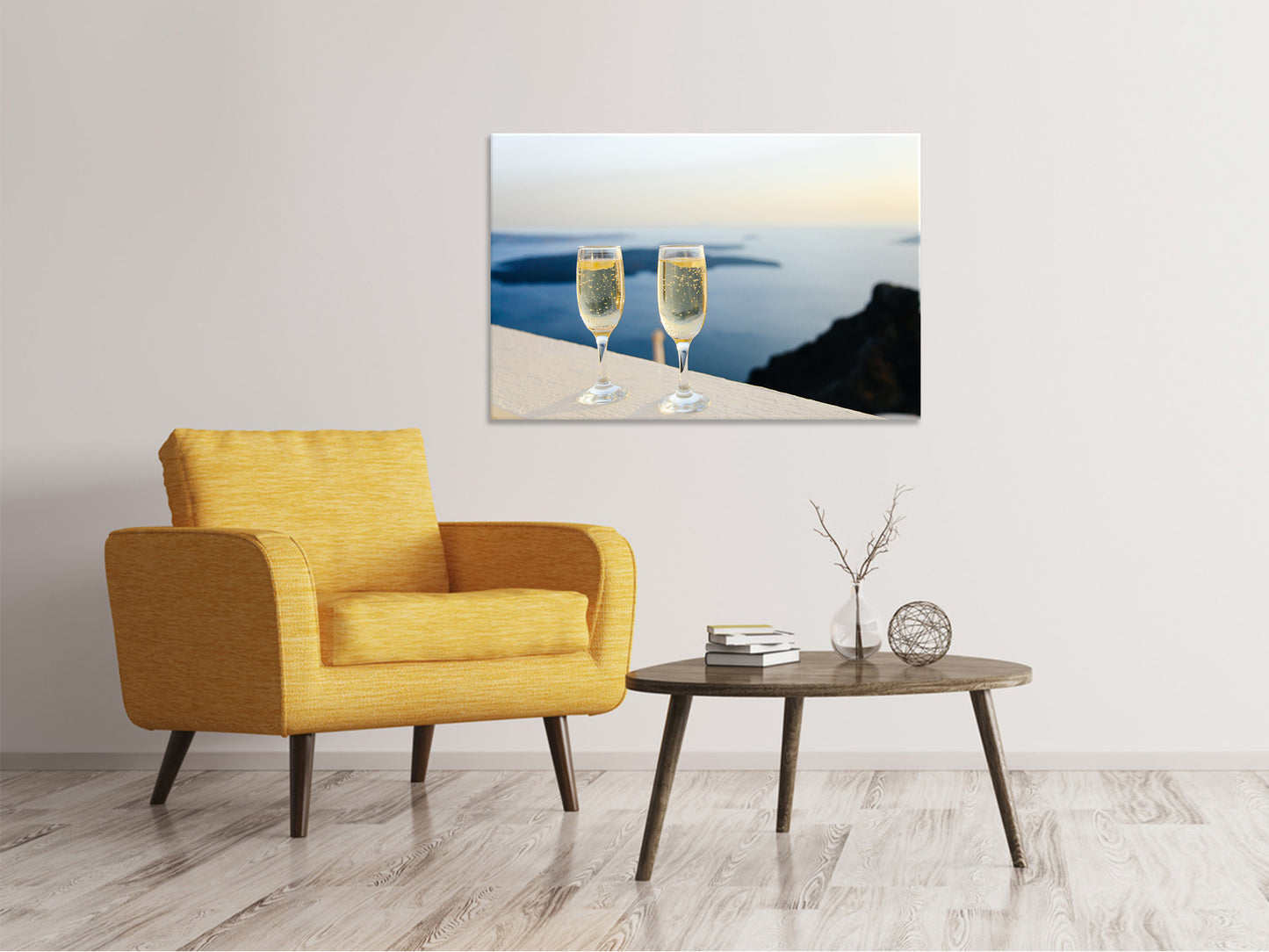 Leinwandbild Wir lieben Champagner