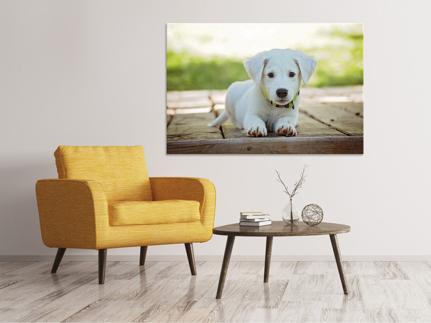 Leinwandbild Süsses Hunde Baby