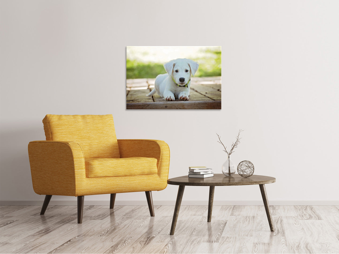 Leinwandbild Süsses Hunde Baby