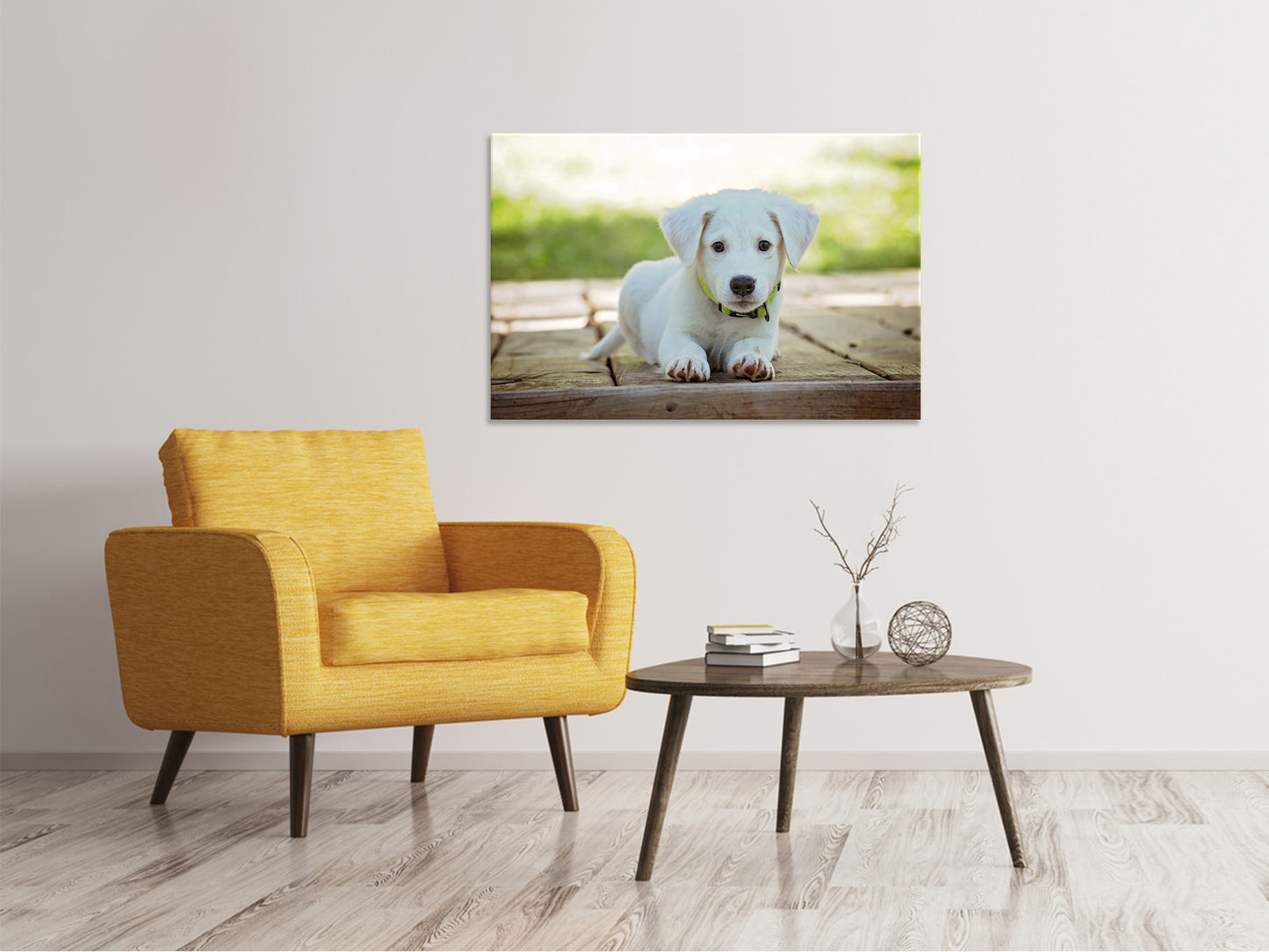 Leinwandbild Süsses Hunde Baby