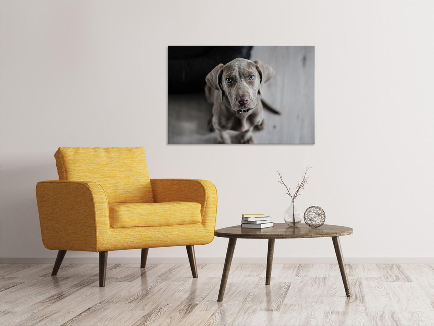Leinwandbild Der Weimaraner