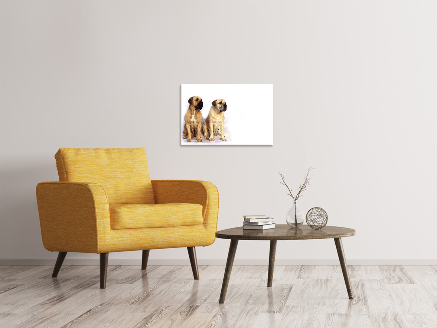 Leinwandbild 2 Mastiffs