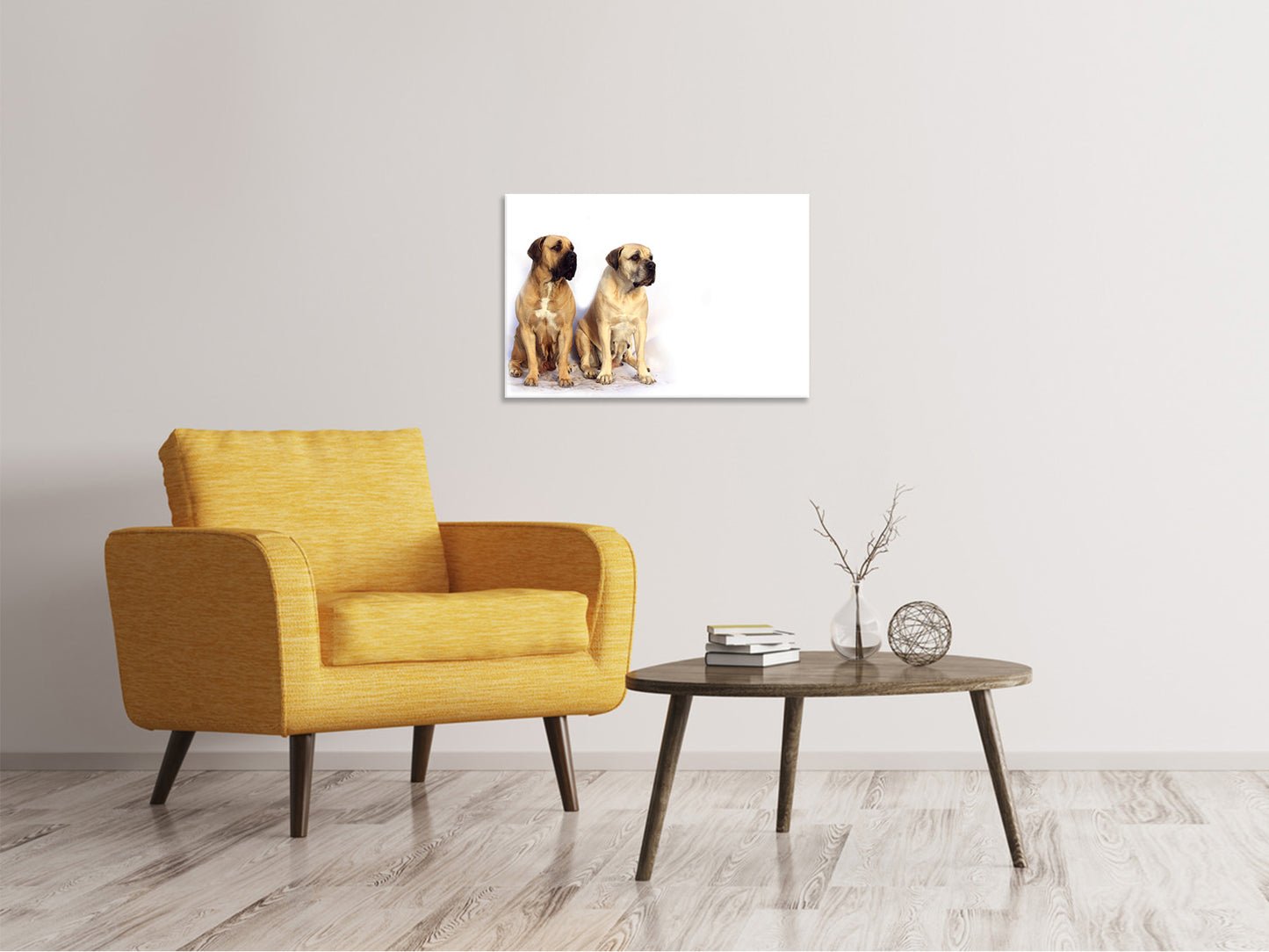 Leinwandbild 2 Mastiffs