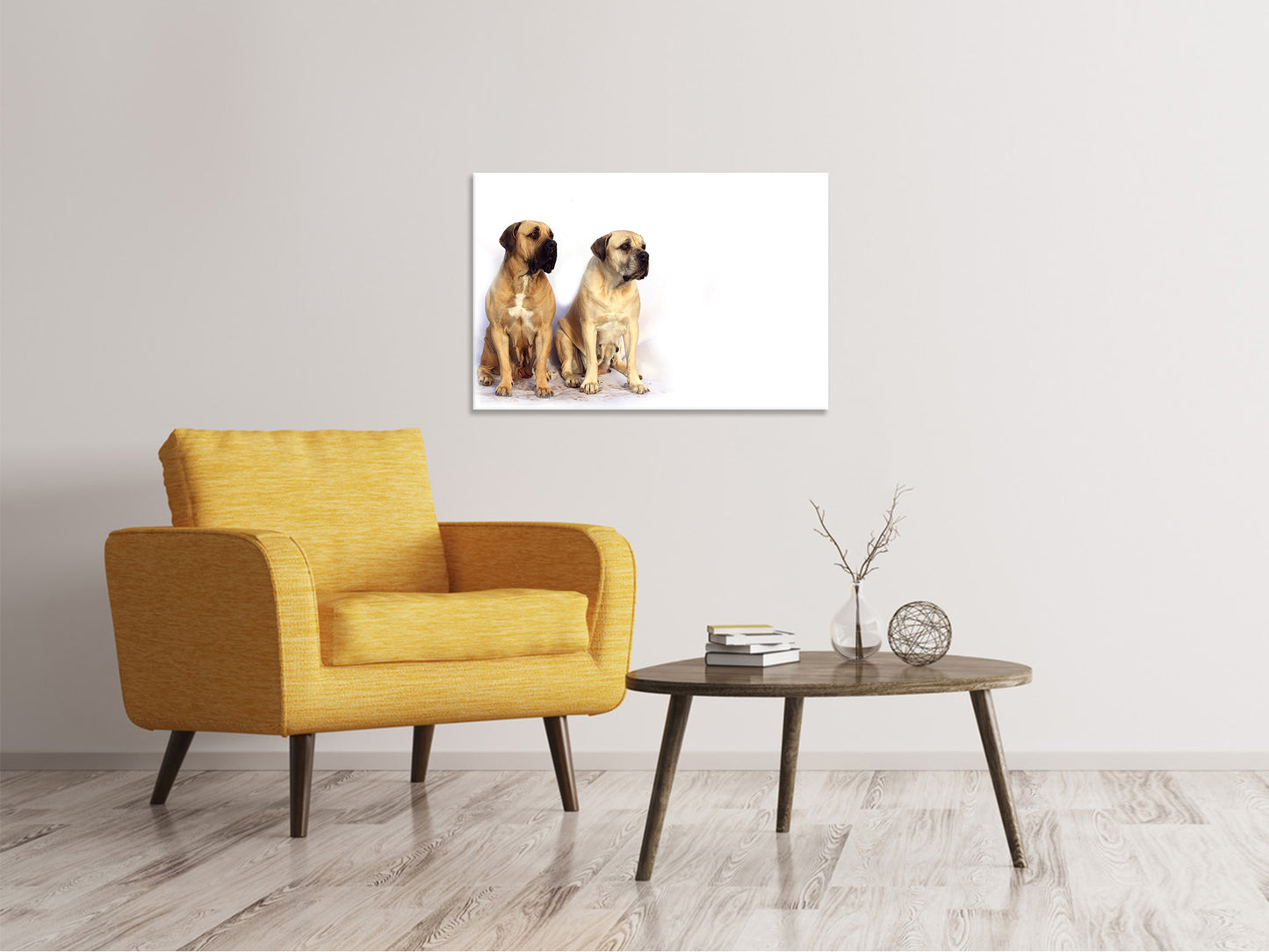 Leinwandbild 2 Mastiffs
