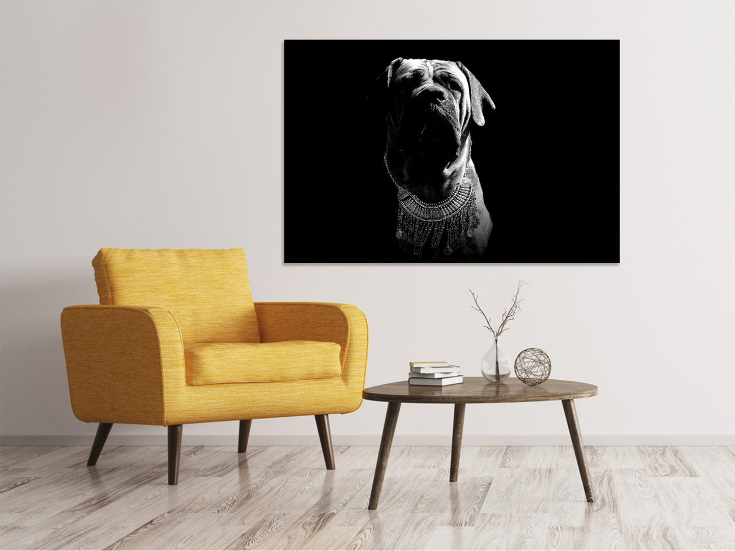 Leinwandbild Der Boerboel sw