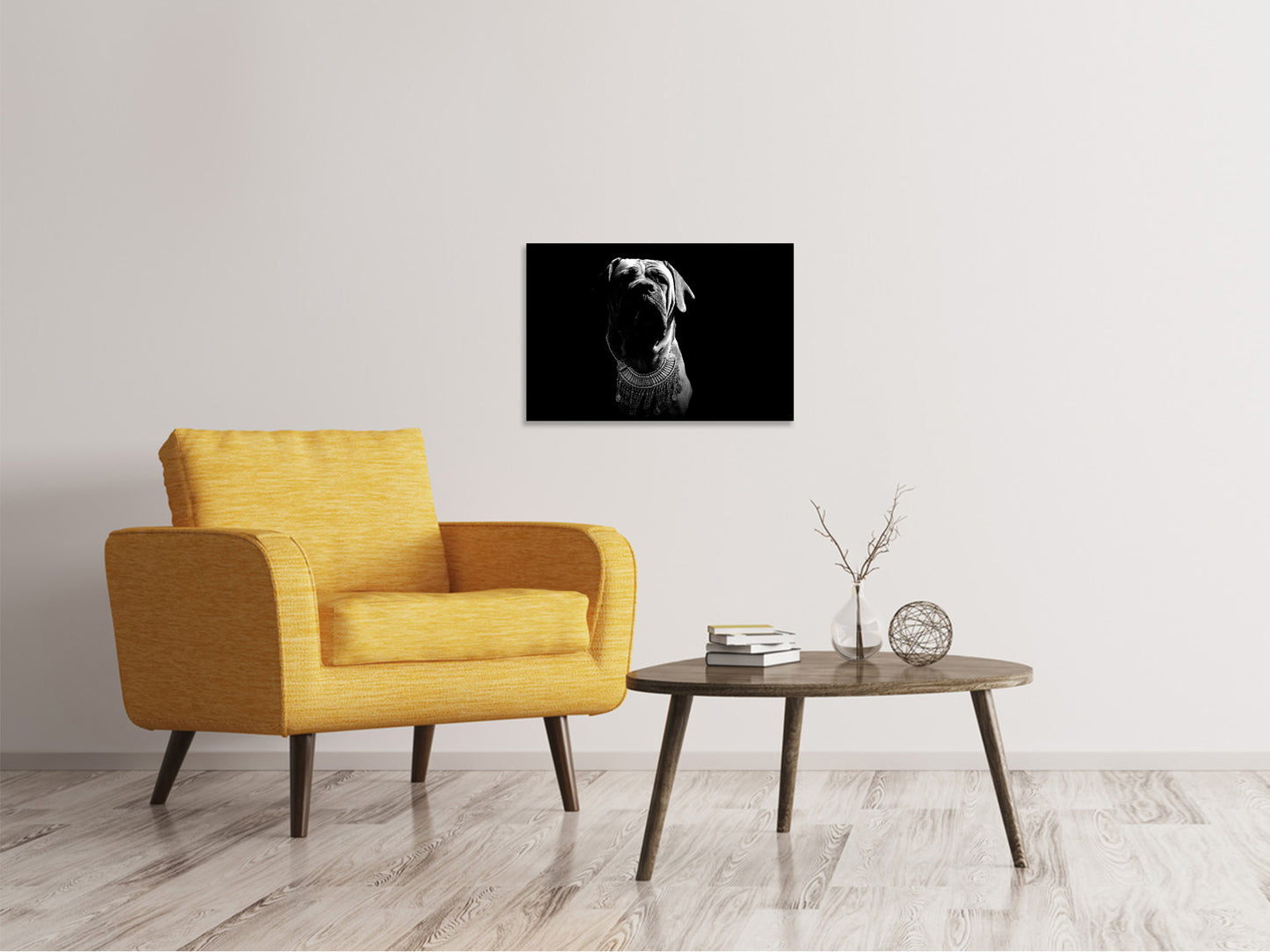 Leinwandbild Der Boerboel sw