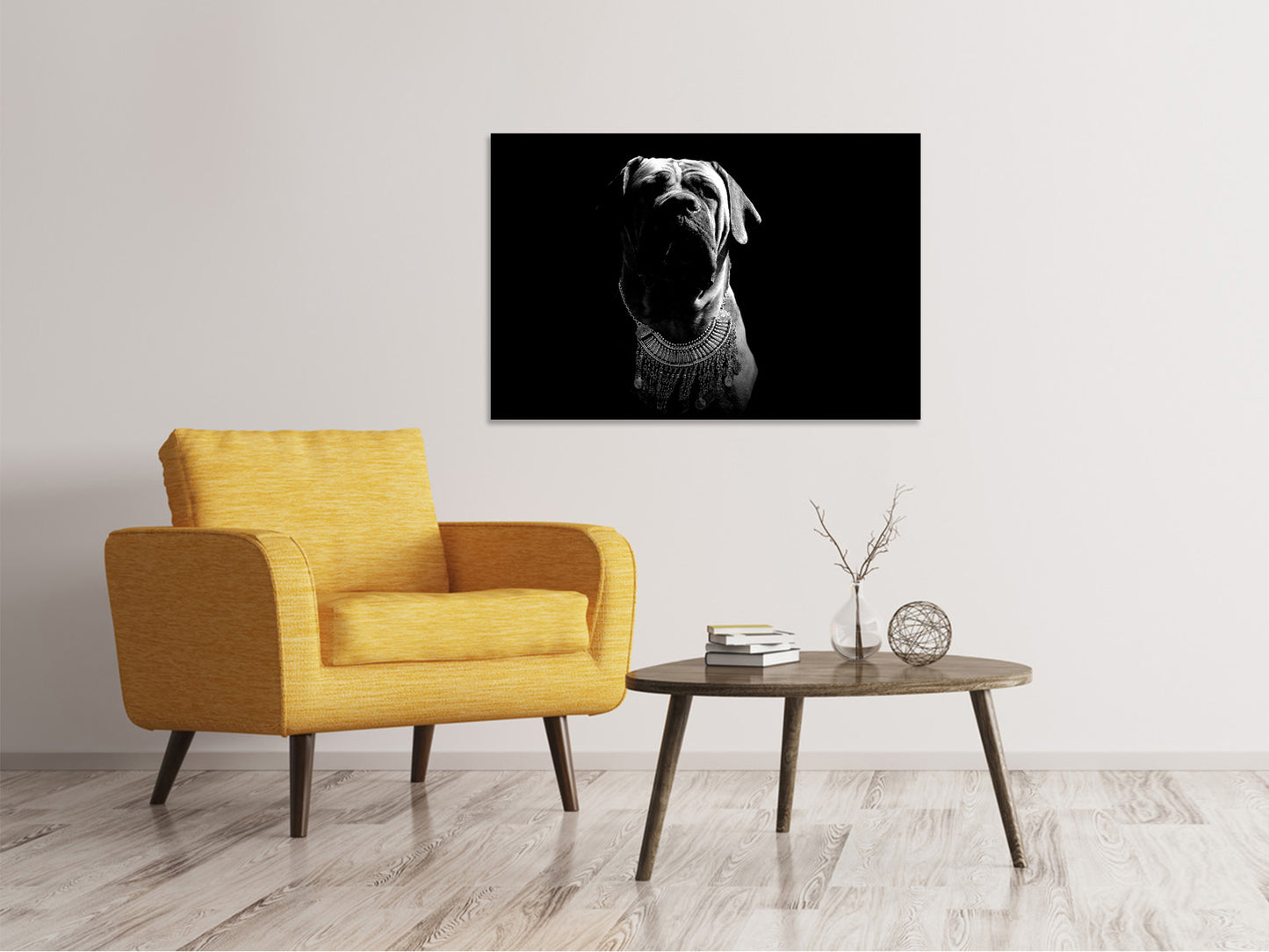 Leinwandbild Der Boerboel sw