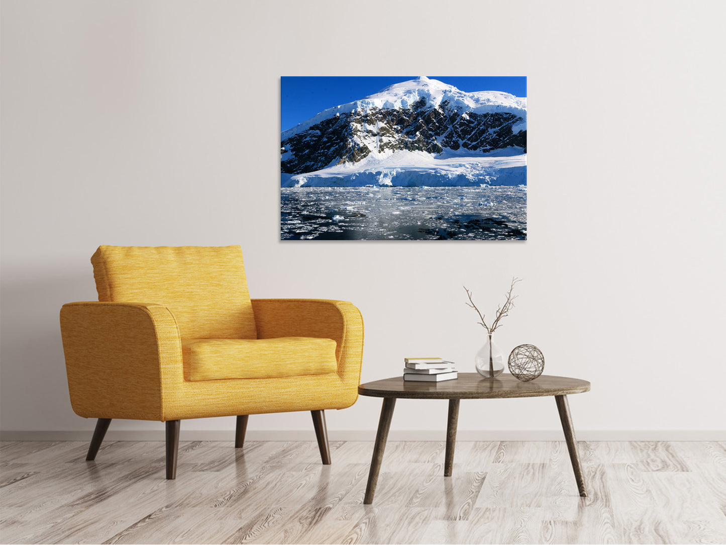 Leinwandbild Der Eissee