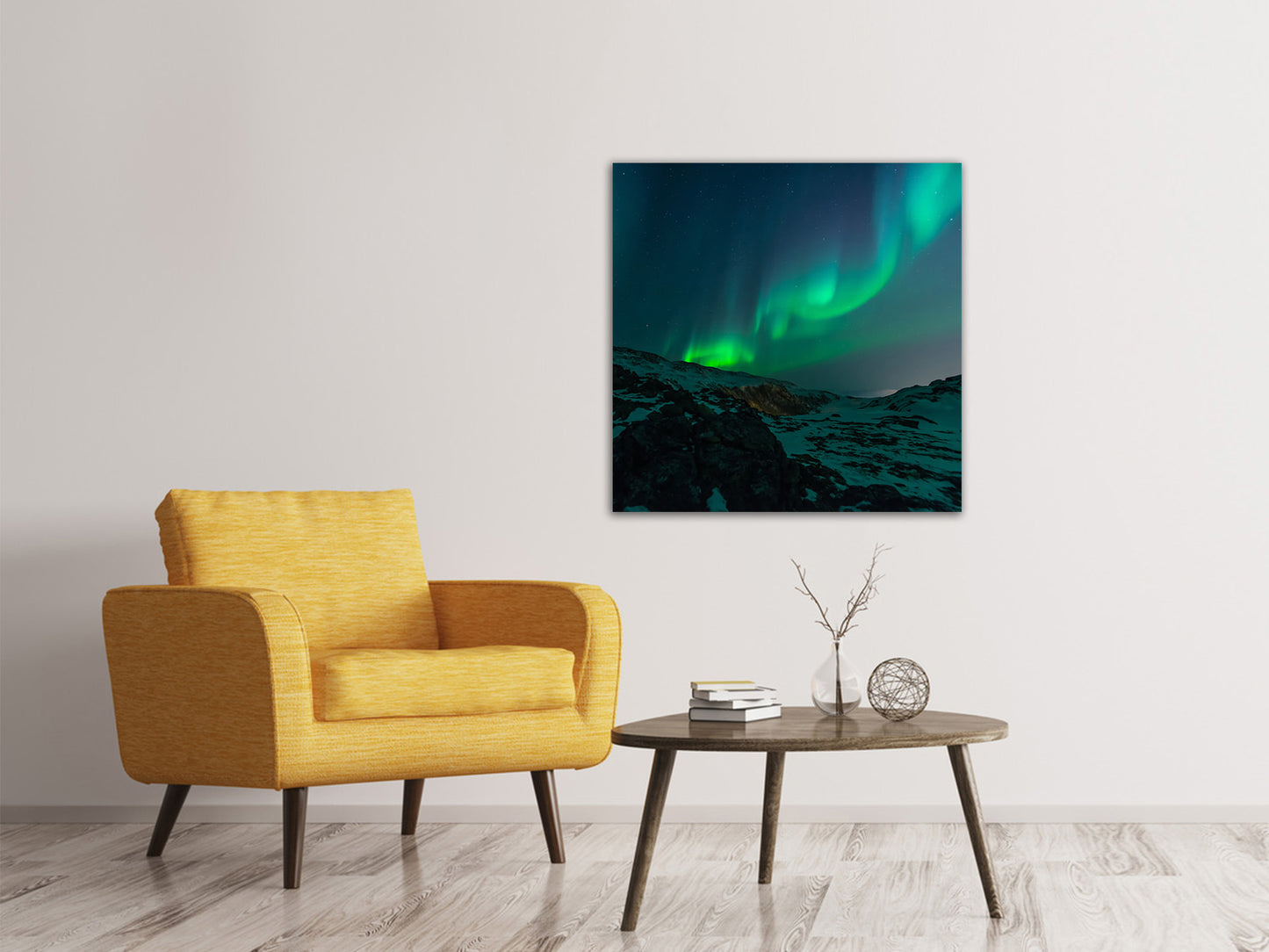 Leinwandbild Faszination Nordlicht