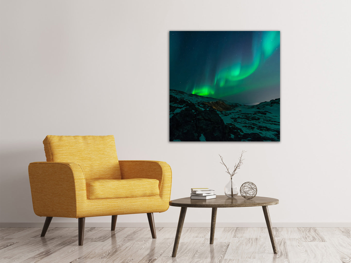 Leinwandbild Faszination Nordlicht