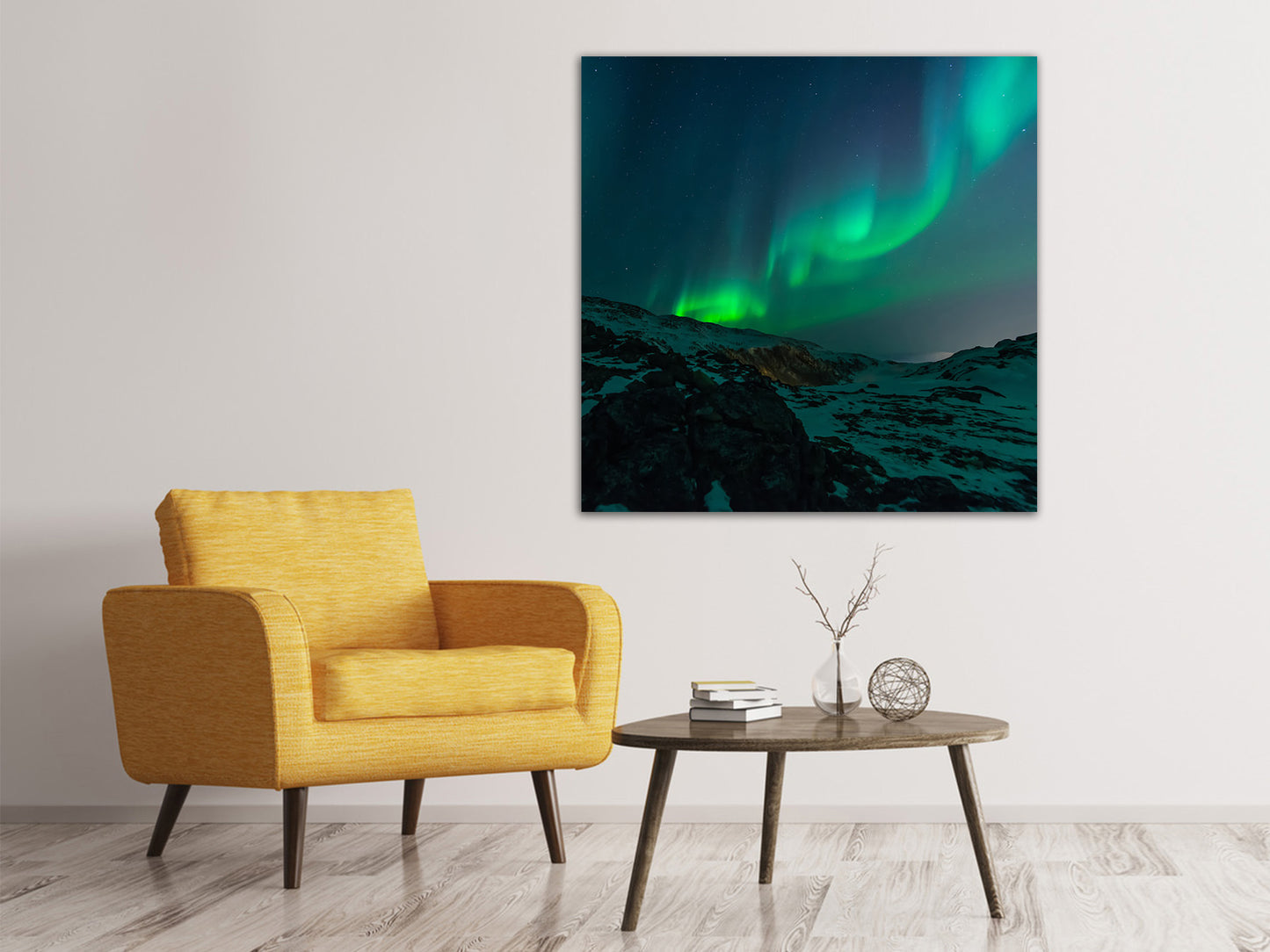 Leinwandbild Faszination Nordlicht