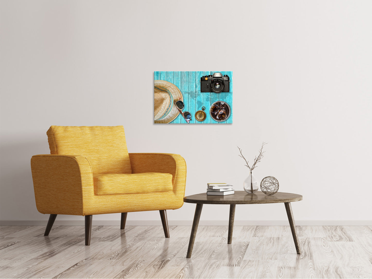 Leinwandbild Auf Weltreise