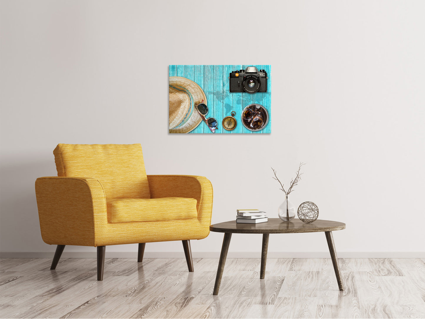 Leinwandbild Auf Weltreise