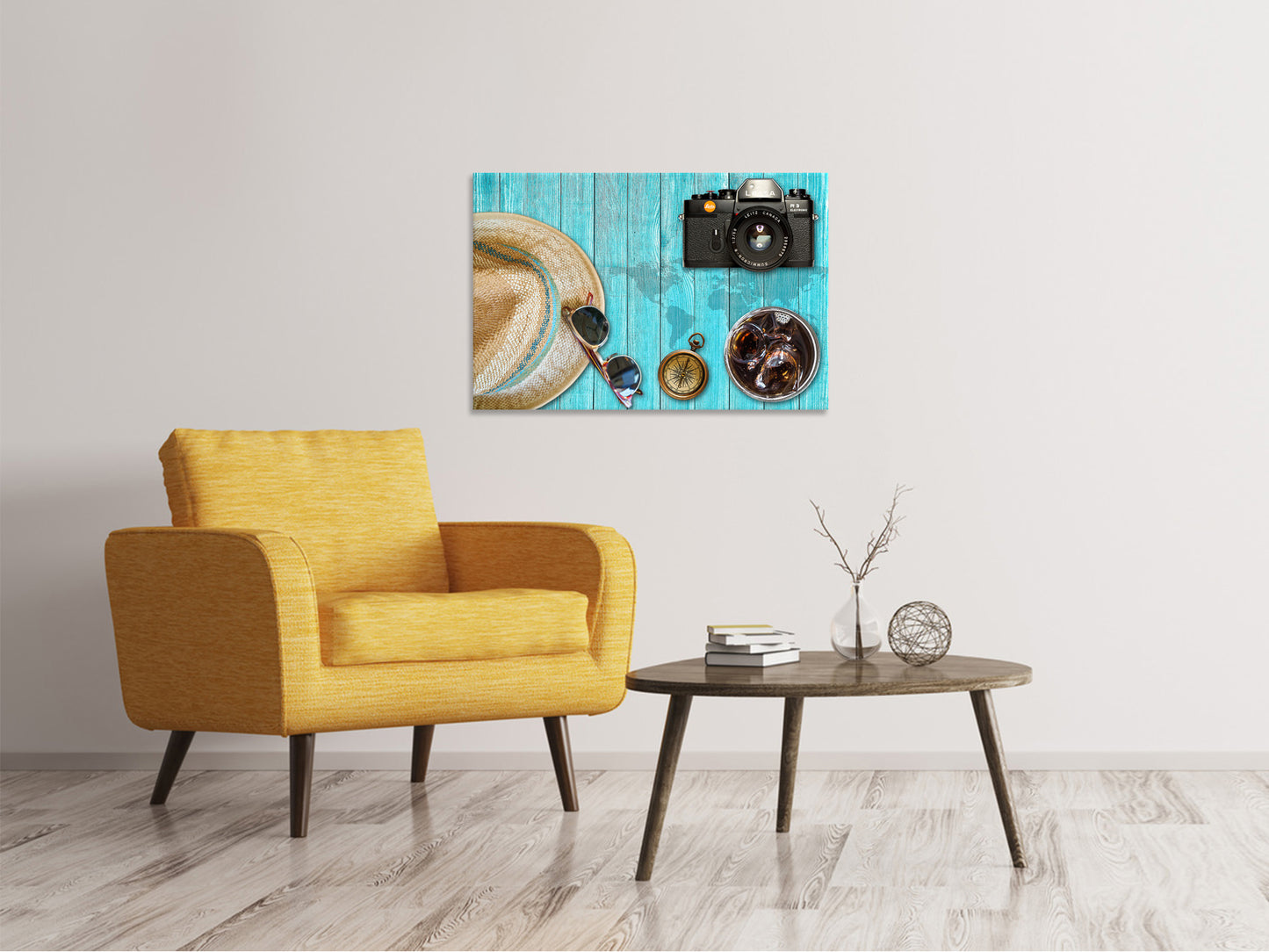 Leinwandbild Auf Weltreise