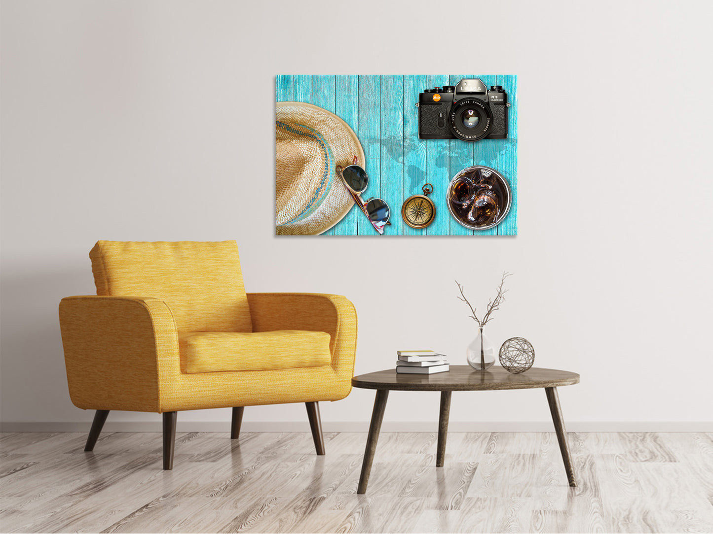 Leinwandbild Auf Weltreise