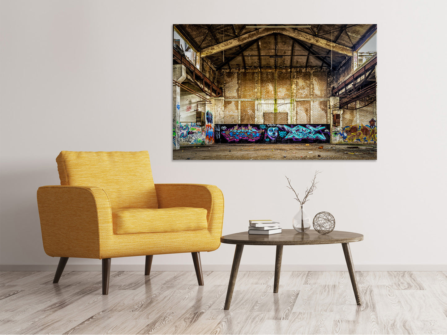 Leinwandbild Loft Graffiti